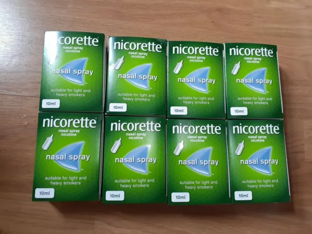 NICORETTE Nasal Spray - 10ml X 8 Boxes (SHORT DATED)