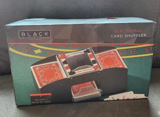 New With Tags Black Series Electronic Card Shuffler