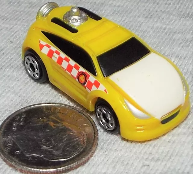 Small Hasbro Micro Machine Rocket Powered Taxi Cab