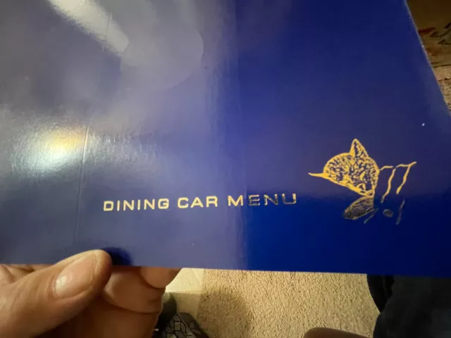 C&O RR  Chesapeake & Ohio Railroad Dining Car Menu 1971  Chessie Cat