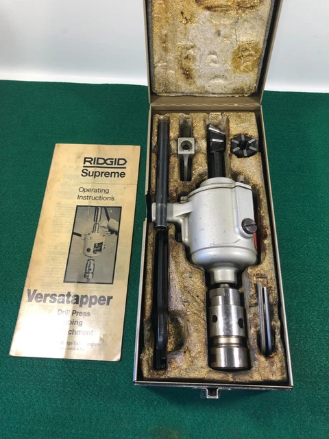 Rigid Supreme Versatapper 5/16" - 5/8" Cap. Tapping Head; 1/2" Straight Shank