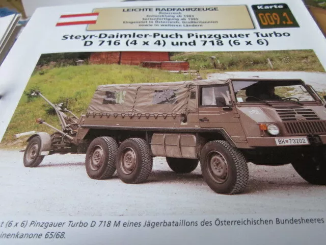 Militärfahrzeuge Archiv leichte Radkfz 9.1 Pinzgauer Turbo D 716,18 Österreich