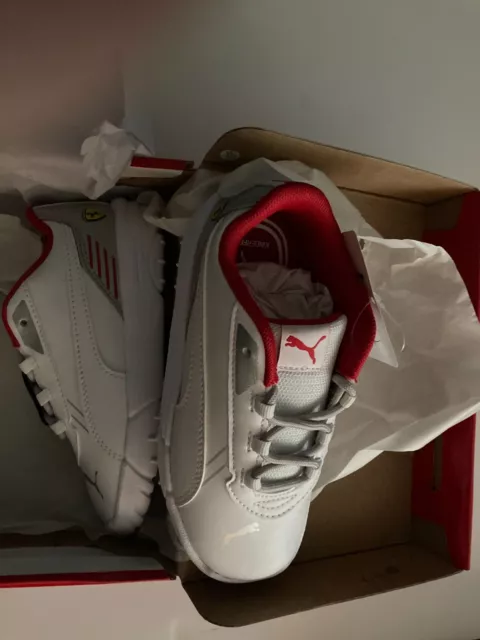 Puma Scuderia Ferrari R-Cat Machina Red Motorsport Shoes 307371-01 Boys 13.5C