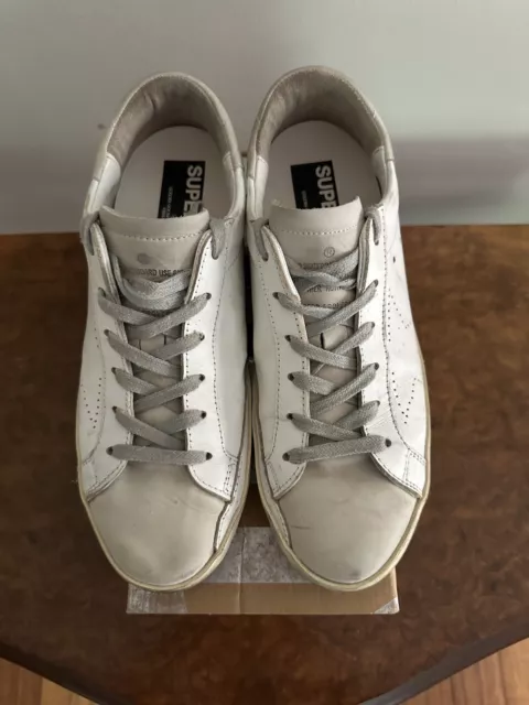 Authentic Womens Golden Goose Superstar Low ‘White Skate’ Sneakers Eu 41 3