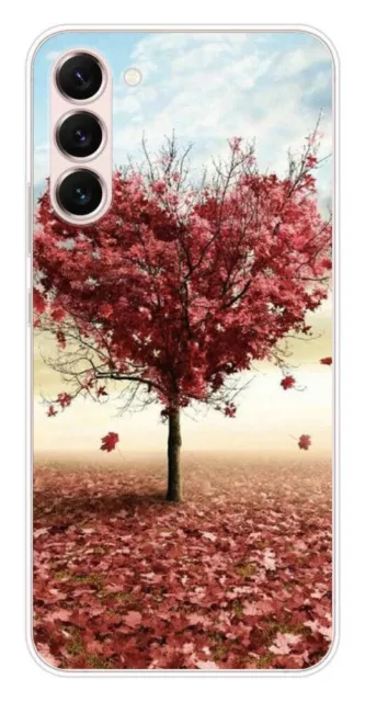Printed silicone case compatible with Samsung Galaxy S23 Plus Tree Love
