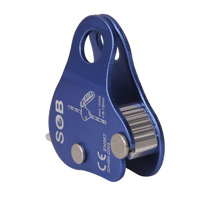 Alu Klettern Climbing Sicherungsgerät Abseilgerät Seil 24KN Bergsteigen