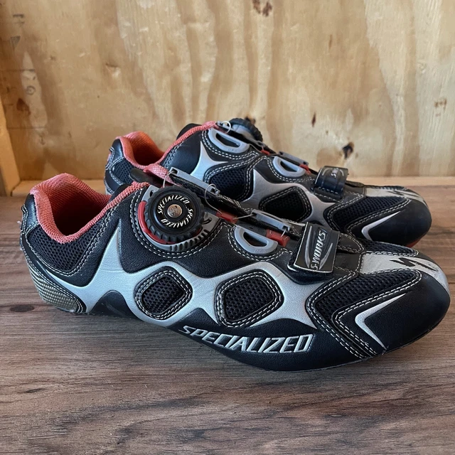 SPECIALIZED SWORKS FACT Carbon Sole Road Shoes 41.5 LOOK Compatible