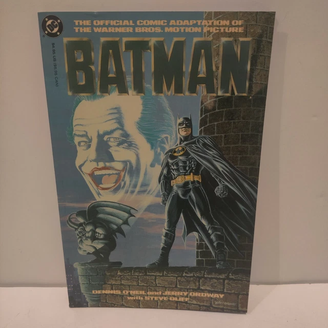 Batman Official Movie Adaptation DC Comics 1989 Joker Motion Picture Graphic