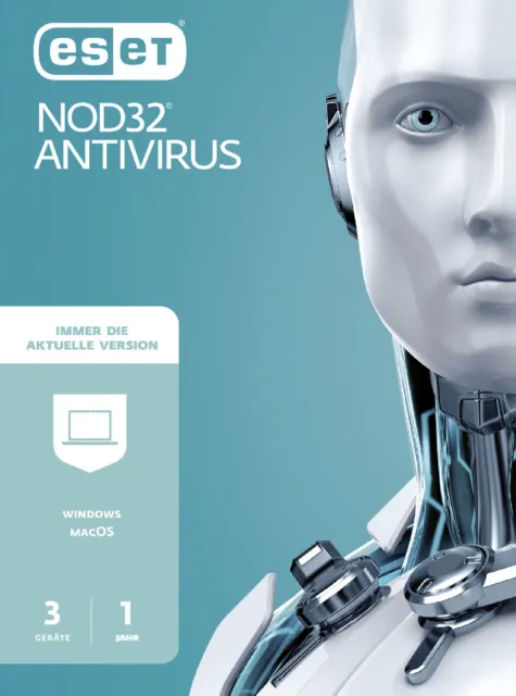 ESET NOD32 Antivirus 2024 3-Geräte / 1-Jahr DEUTSCH Download (ESD) / KEY