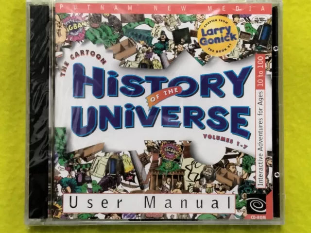 The Cartoon History Of The Universe User Manual by Larry Gonick (CD-ROM) OOP NOS