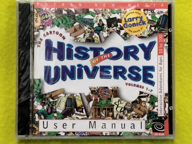 The Cartoon History Of The Universe User Manual by Larry Gonick (CD-ROM) OOP NOS