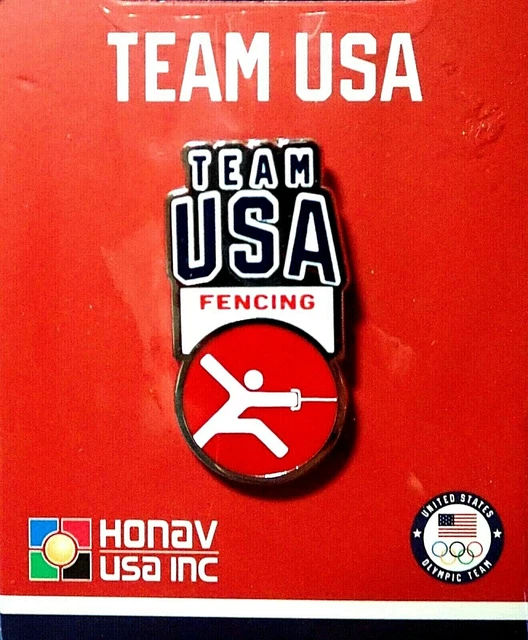 USA TEAM FENCING Venue Olympic Games Collector Pin Badge / 2024 Paris