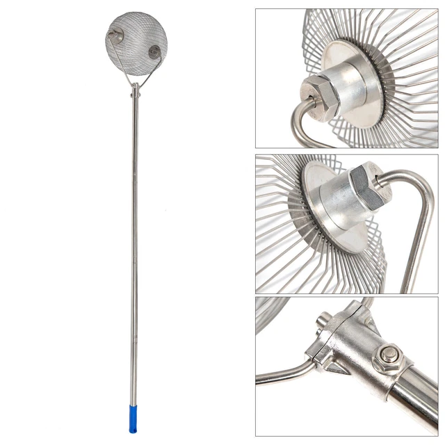 Gardern Nut Rake Picker Wizard- Picker Upper Pecans Walnuts Golf Balls Roller
