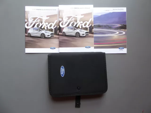 Genuine Ford Fiesta  2017-2022 Full Handbook Owners Manual Service Book Wallet