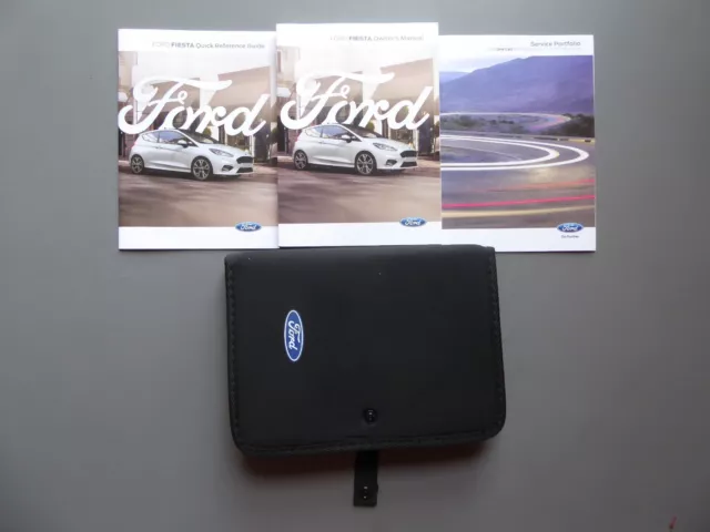 Genuine Ford Fiesta  2017-2022 Handbook Owners Manual Unused Blank Service Book