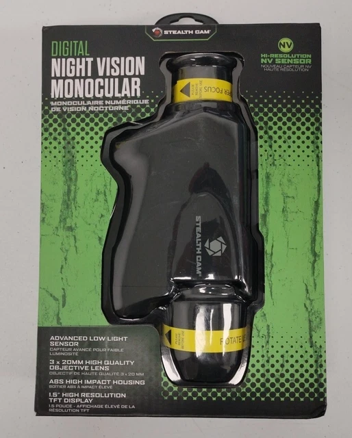 Monocular Stealth Cam STC-XNVM visión nocturna digital 9x zoom - negro