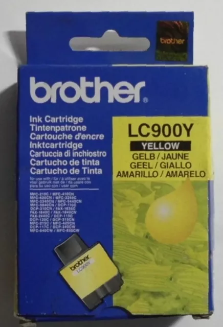 Brother LC900Y Tinte yellow für Fax 1835c 1840c 1940cn 2440c MFC 640cw 820cw