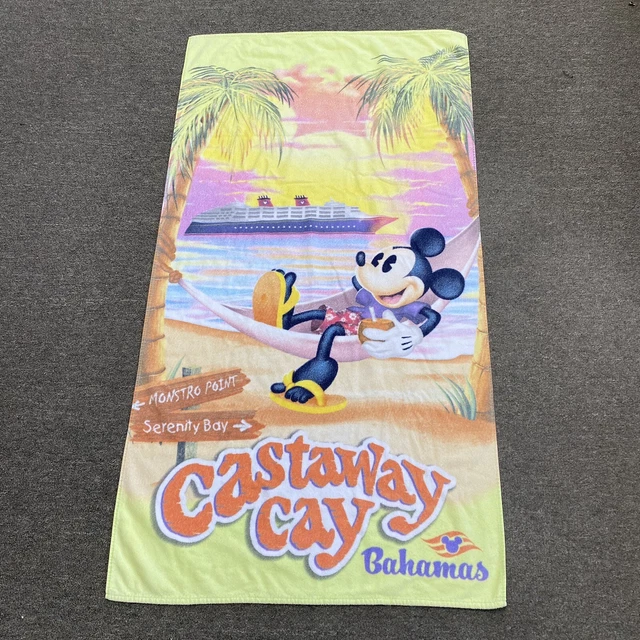 DISNEY CRUISE LINE Beach Large Towels Castaway Cay Limited Captain