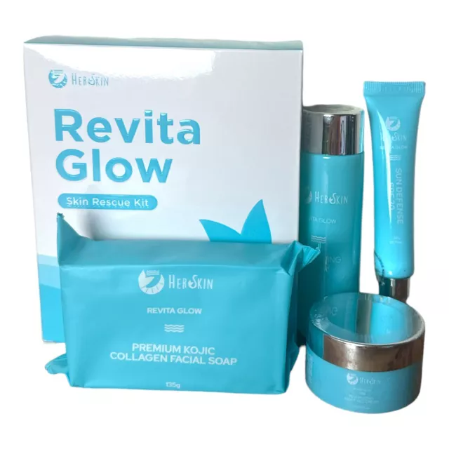 HerSkin Revita-Glow Skin Rescue Rejuvenating Kit New Packaging