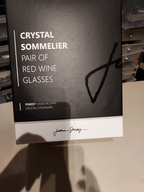 Crystal Sommelier Pair of Red Wine Glasses