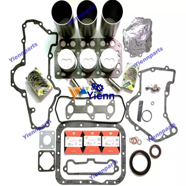 K3G Overhaul Rebuild Kit For Mitsubishi Cub Cadet 7232 7233 7234 7235 Tractor