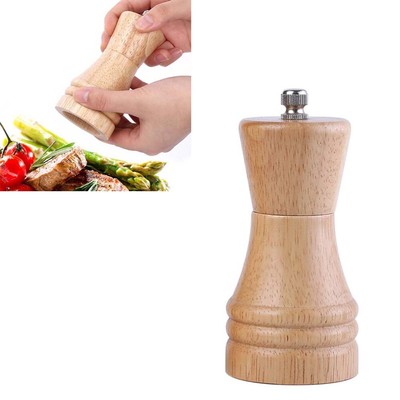 Colore Legno Smerigliatrice di Pepe in Quercia Manuale Macinapepe in Ceramica a Nucleo Manuale Utensile da Cucina Multiuso per ampolle Manuale Smerigliatrice di Quercia a Pepe in Ceramica Manuale 