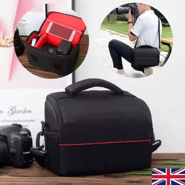 Digital Camera Shoulder Bag Case Waterproof Cover SLR DSLR for Nikon for Canon