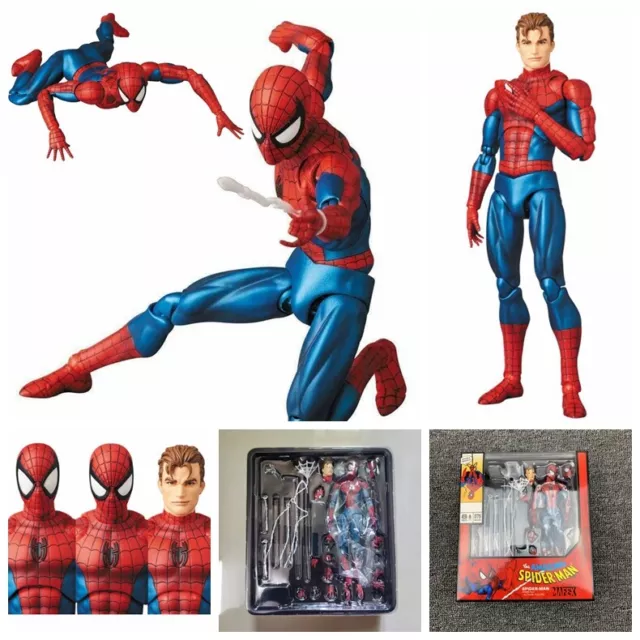 New Mafex No.075 Marvel The Amazing Spider-Man Comic Ver. Action Figure Box Set