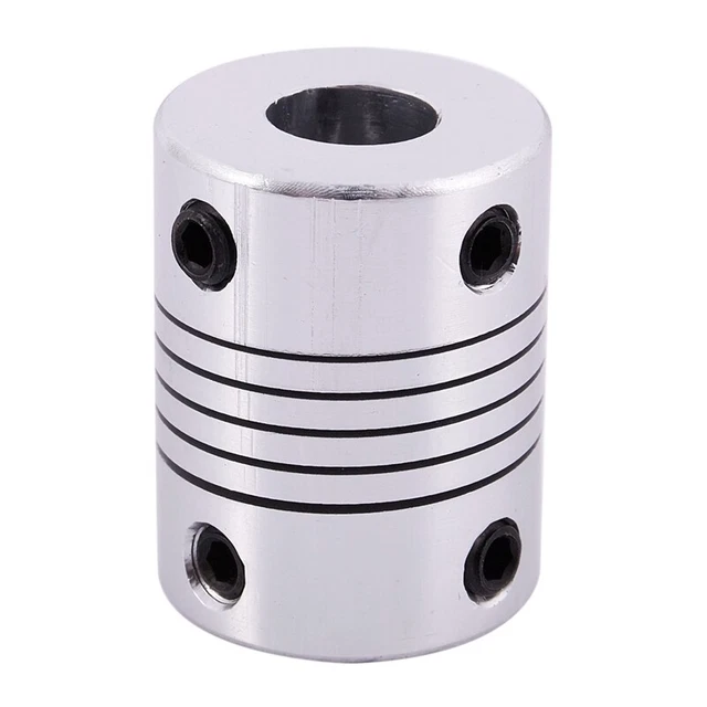 CNC motor shaft clutch 6.35 mm to 8 mm flexible clutch 6.35x8 mm E1U65150