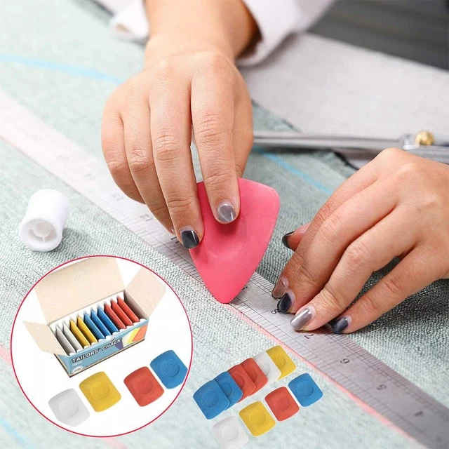 10Pcs New Markers DIY Colorful Erasable Tailor Chalk Fabric Chalk Dressmaker