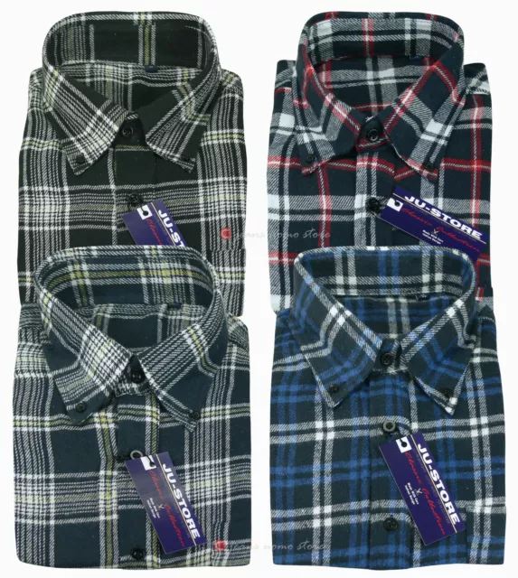 CAMICIE FELPATE UOMO INVERNALE 30 pezzi flanella cotone 100 VERO STOCK EUR 120 00 PicClick IT