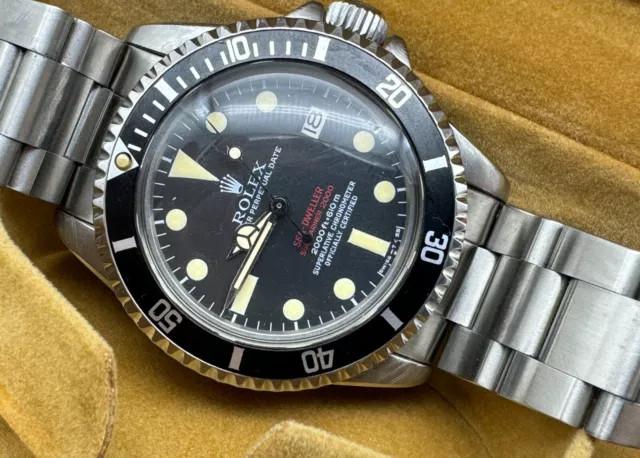 Rolex Sea-Dweller Double Red MK 3 Dialref:1665 mit Original Box/Papieren