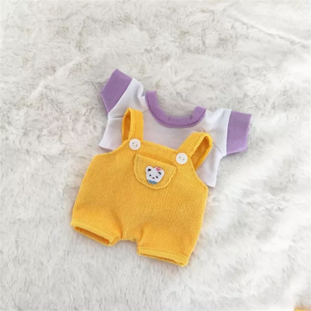 Casual Doll Clothes Overalls Plush Dolls Clothes  Kids Girls Toys