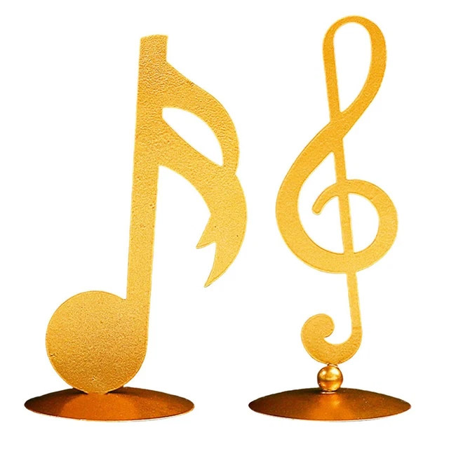 NOTE DE MUSIQUE Statue Artisanat Symbole Musical Sculpture Figurine