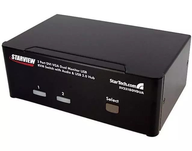 SV231DDVDUA Startech 2 Porta DVI VGA Doppio Monitor Switch KVM USB con Audio E