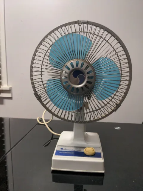 Vintage fan airmaster oscillating retro