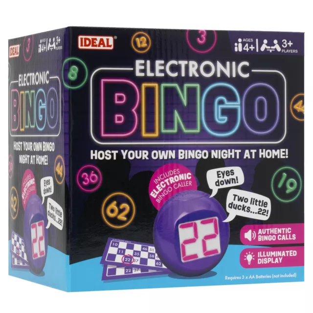 Electronic Bingo Family Party Game Host Bingo Night Fun