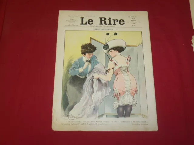 1909 Jan 30 Le Rire Magazine-Nouvelle Serie #313-Perfectionnements-French-Fr1613