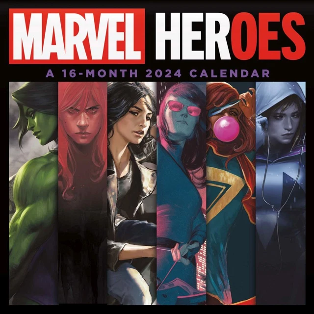 TRENDS INTERNATIONAL, Marvel HERoes 2025 Wall Calendar 17.99 PicClick