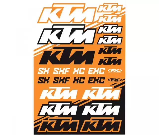 Ktm Sx / Sxf / Xc / Exc - Kit Stickers Universel  / 22-68530