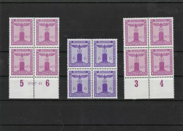 germany 1938 offical mounted mint stamps blocks ref 6929