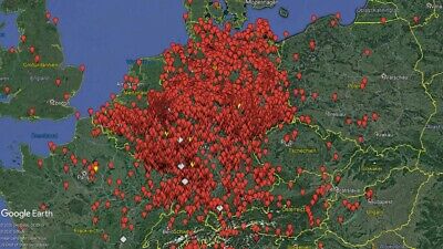 LOST PLACE URBEX Karte Map - Deutschland Europa mit über 5000 Orten EUR