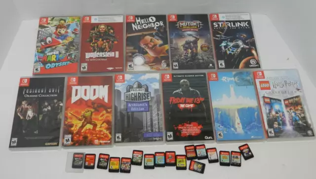 Nintendo Switch Games Complete Fun You Pick & Choose Video Games Lot Kids OEM