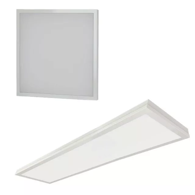 Pannello Led 60X60 120X30 Cm 45W Vtac Luce Natura Calda Fredda + Plafoniera Vtac