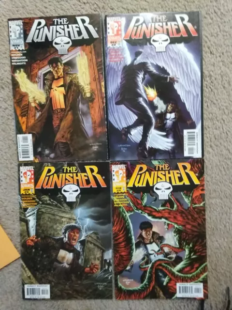 The Punisher #1-4 Marvel Knights 1998/99 Comic Books GREAT SHAPE