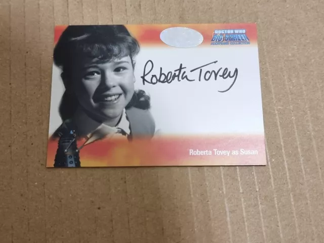 Doctor Who Big Screen Addition Trading Autograph Card A3 Roberta Tovey  Strictly