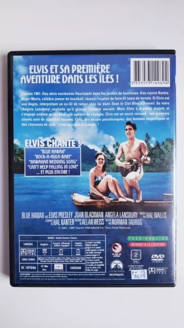 DVD Sous Le Ciel Bleu D'Hawaii Elvis Presley Blue Hawaii VIDÉO FILM PAL VF FR 3