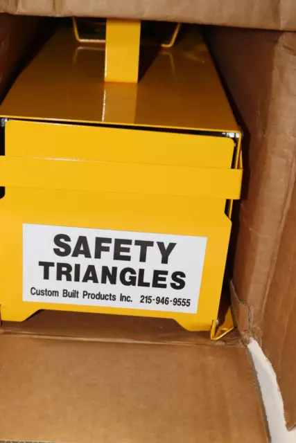 Box Storage Holds 5Lb Fire Extinguisher and Safety Triangle