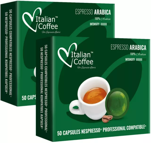 100 Capsulas Compatibles Nespresso Profesional  - 100% Arabica