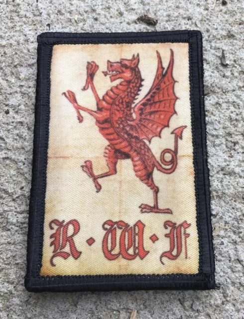 Dragon of the Royal Welsh Fusiliers Morale Patch Tactical Military Army 23rd